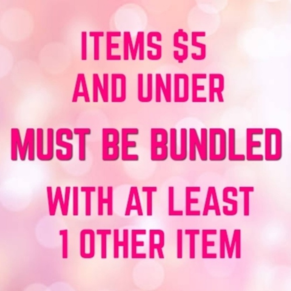 BUNDLE ONLY! Set of 5 Elastic Hair Ties Pink - Picture 2 of 2